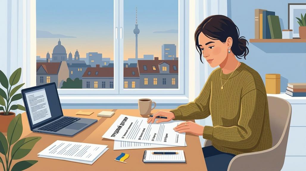 Understanding German Work Contracts: Essential Guide for Ukrainian Refugees